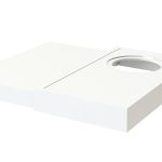Orchestro Trays with hole white
