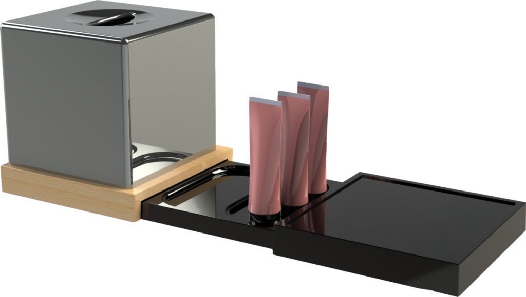 Orchestro Trays bathroom black