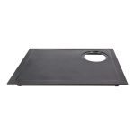 ZenLine Tray Drilled matte black tray