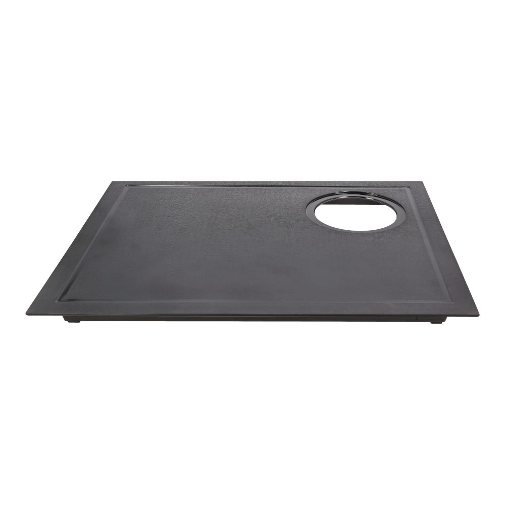 ZenLine Tray Drilled matte black tray