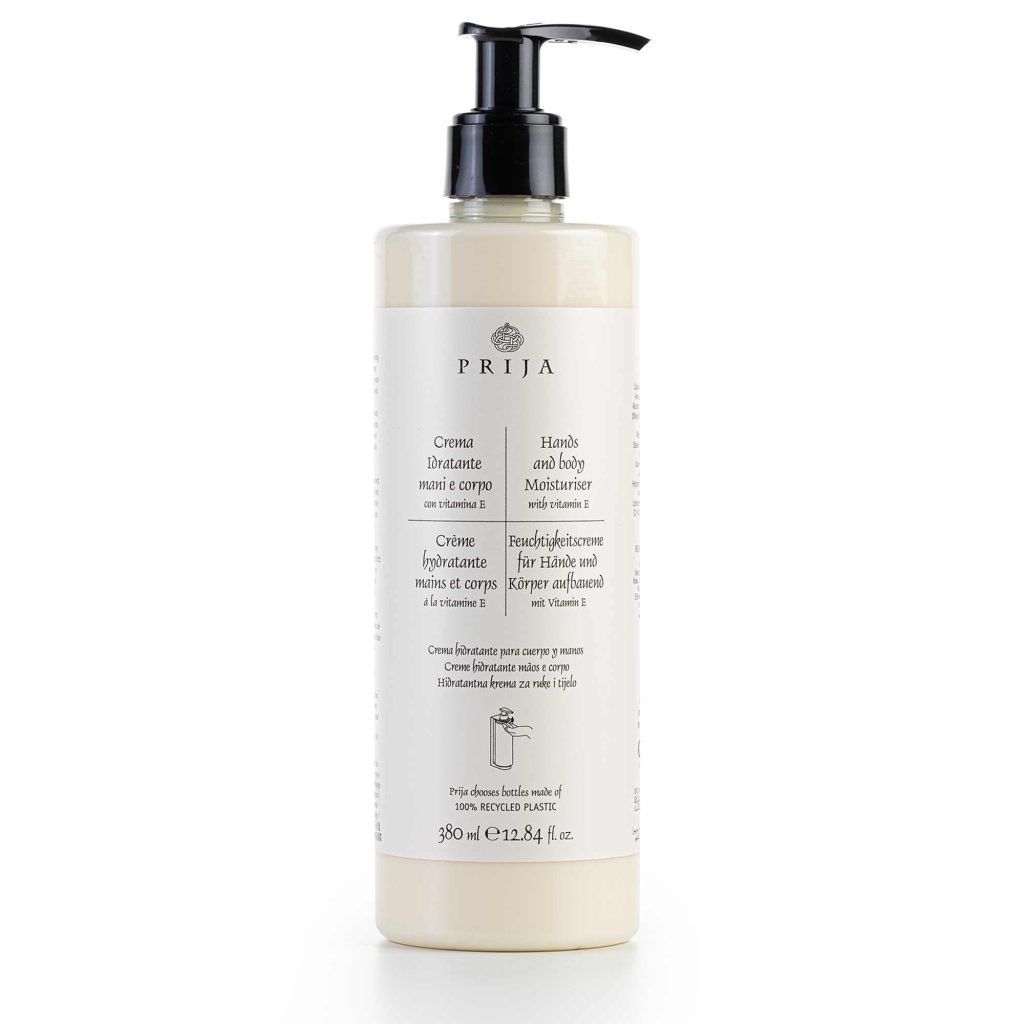 Prija Hands And Body Moisturiser With Locked Pump VEGANOK Certified (380 ml) - 18Pack