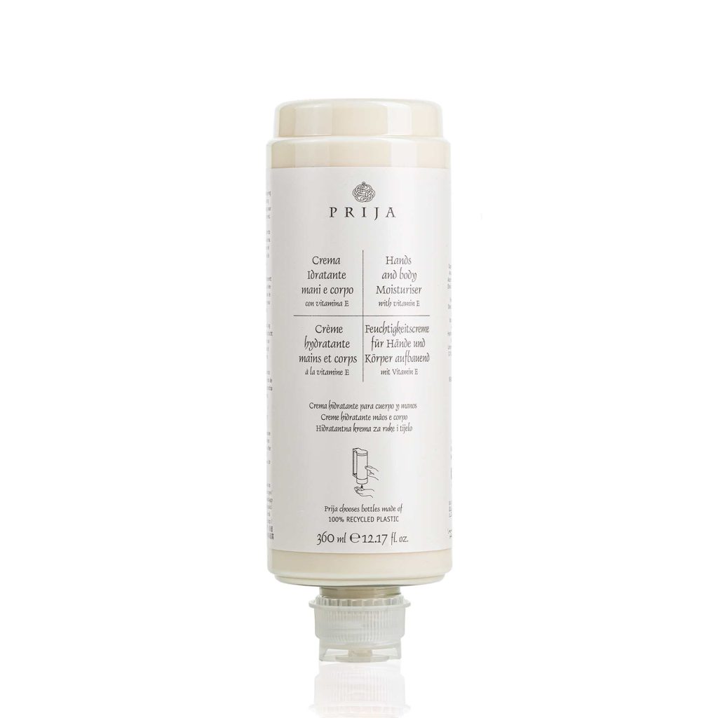 Prija Hands And Body Moisturiser Cartridge For Dispenser VEGANOK Certified (360 ml) - 18Pack