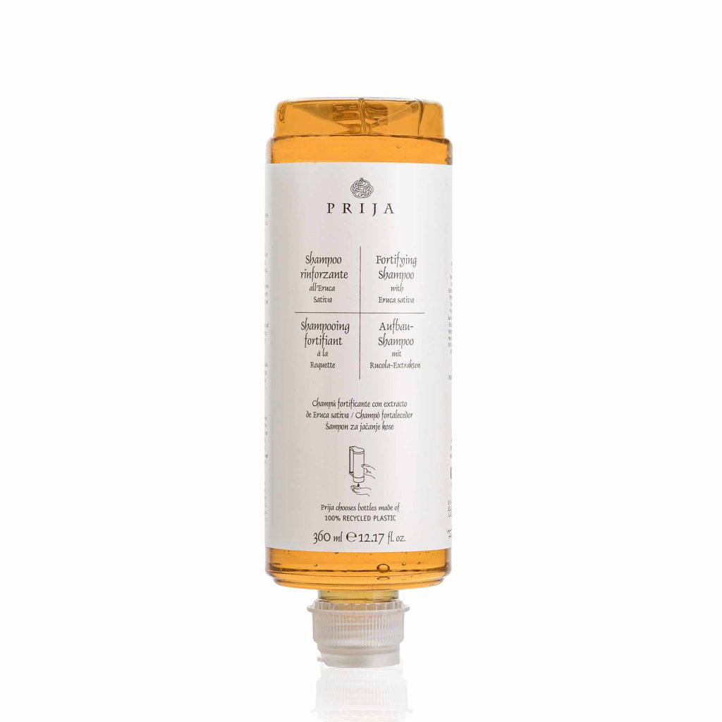 Prija Fortifying Shampoo Cartridge For Dispenser VEGANOK Certified (360 ml) - 18Pack