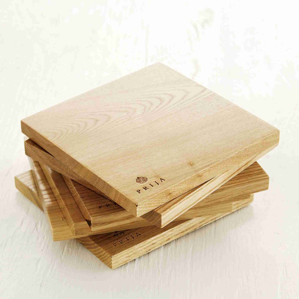 Prija Tray In Natural Wood - 20Pack