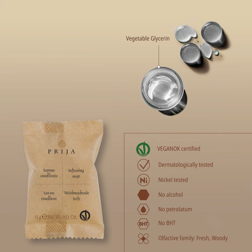 Prija Softening Soap VEGANOK Certified (15 g) - 300Pack