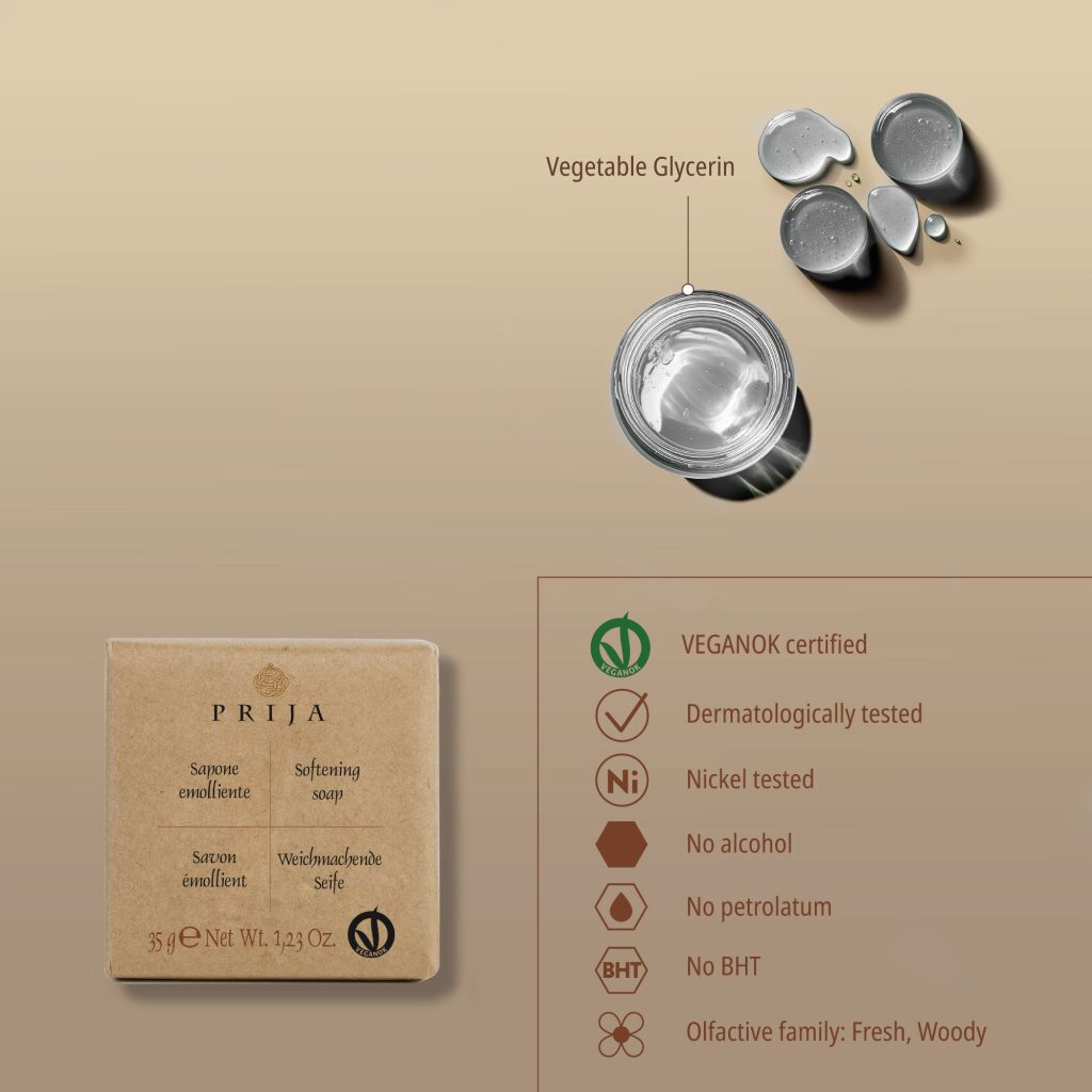 Prija Softening Soap VEGANOK Certified (35 g) - 180Pack