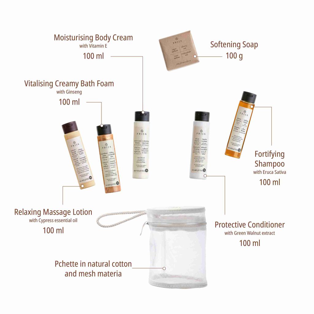 Prija Carry On Kit For Hair & Body VEGANOK Certified - 6Pack