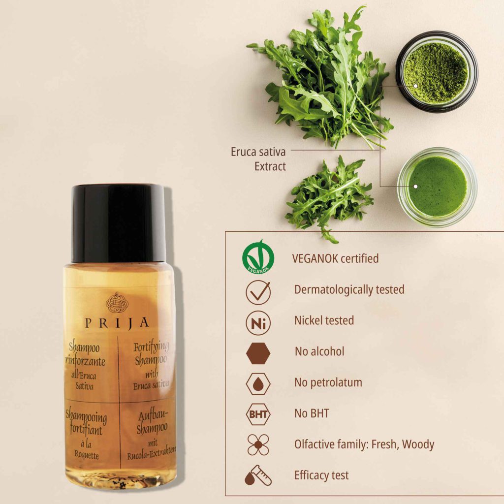 Prija Fortifying Shampoo VEGANOK Certified (40 ml) - 216Pack