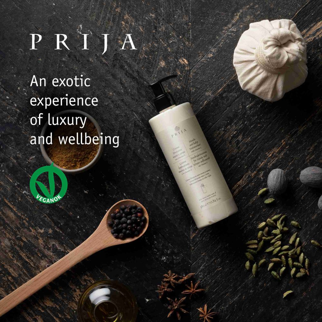 Prija Vitalising Shower Gel And Shampoo With Locked Pump VEGANOK Certified (380 ml) - 18Pack