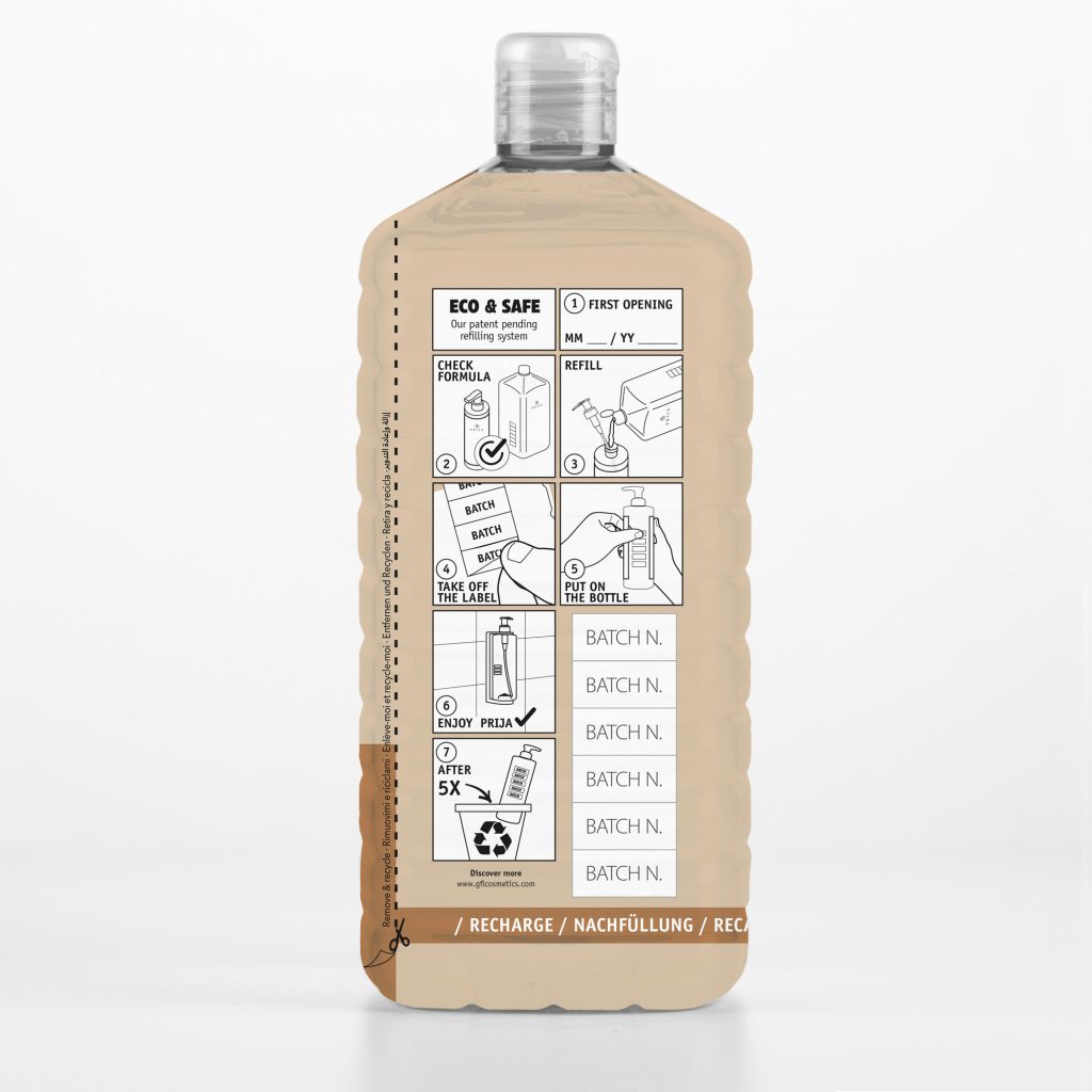 Prija Vitalising Shower Gel And Shampoo 1L Refill Bottle - 8Pack