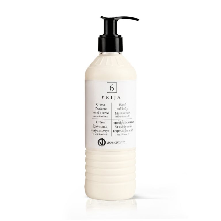 Prija Хидратантна крема за раце и тело, кертриџ за Ecover (370 ml) – пакување од 18